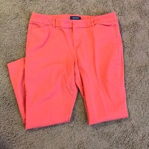 ❗️Orange Old Navy Mid-Rise Pixie Pants❗️